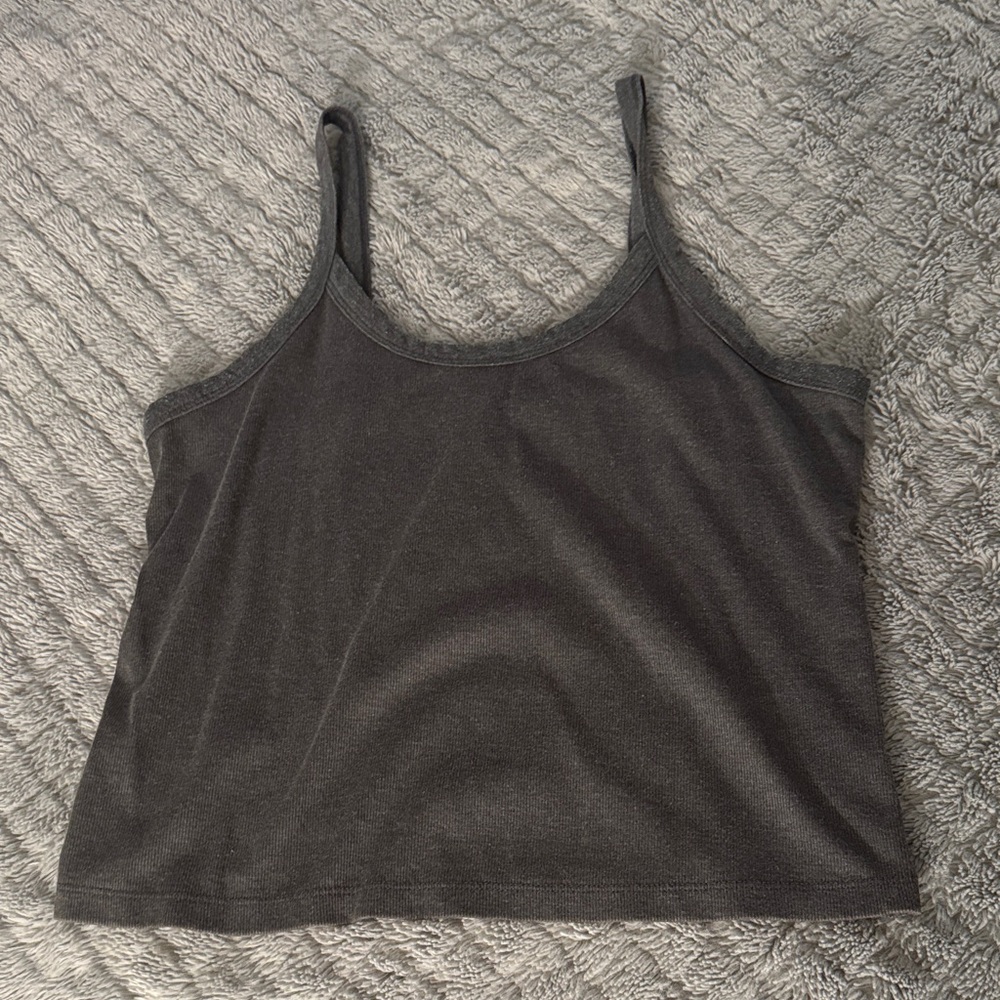Wild Fable Black Ribbed Top